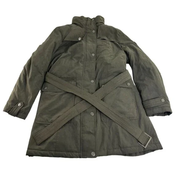 Dkny Jackets Coats Dkny Acrylic Belted Coat Jacket Parka